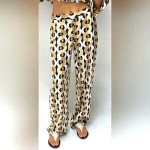 Zara Geometric Patterned Pants